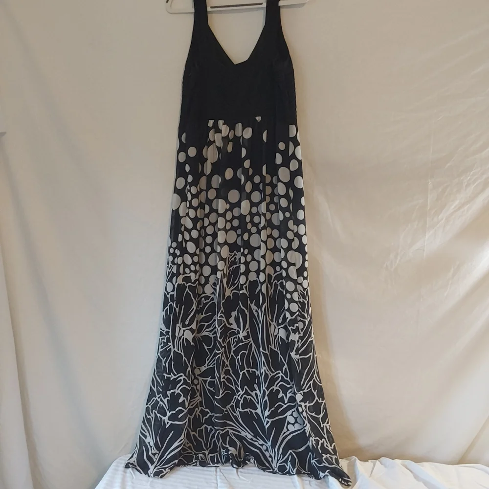 SAMI & JO BUBBLES AND FLOWERS MAXI DRESS Size XL - Picture 1 of 11